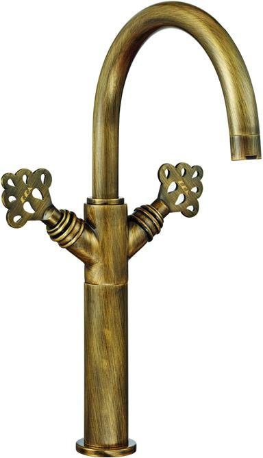 102208614EX OTTOMAN смеситель для раковины 300 антик лак