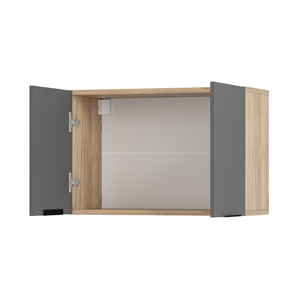 Шкаф навесной "Сандра" ШКН-02 Крафт/Графит