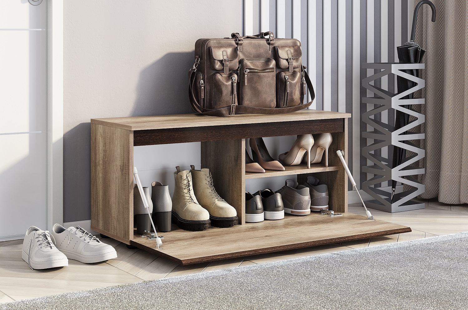 Тумба ТБ-16 Энигма дуб каньон/венге