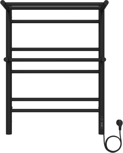 Альфа П7 500х700 электрический (quick touch) Полотенцесушитель Aquatek (черный муар)
