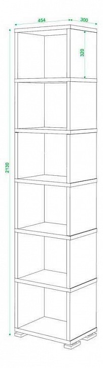 Стеллаж Домино СБ-15/6