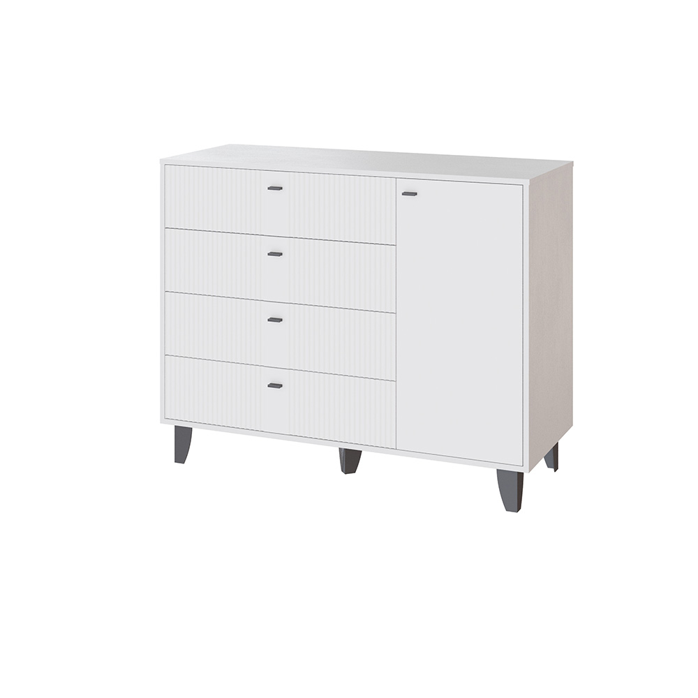 Комод Катрин-13, Белый, Белый снег Комод Катрин-13, Белый, Белый снег