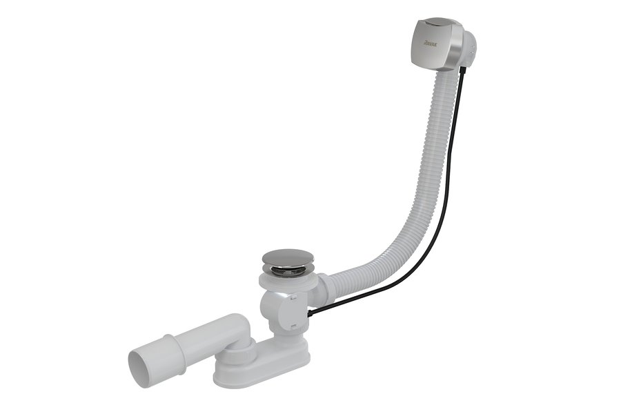 Сточный комплект хром II 800мм (квадратный)