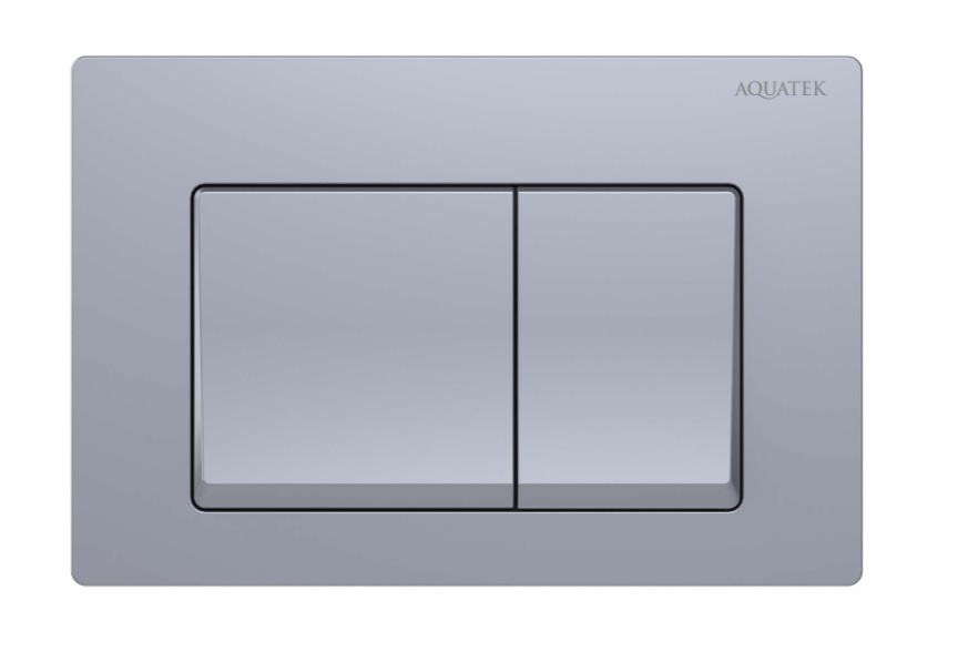 TDI-0000006 (010C) Панель смыва Small Хром матовая (клавиши квадрат) для INS-0000018 с верхней кнопкой смыва