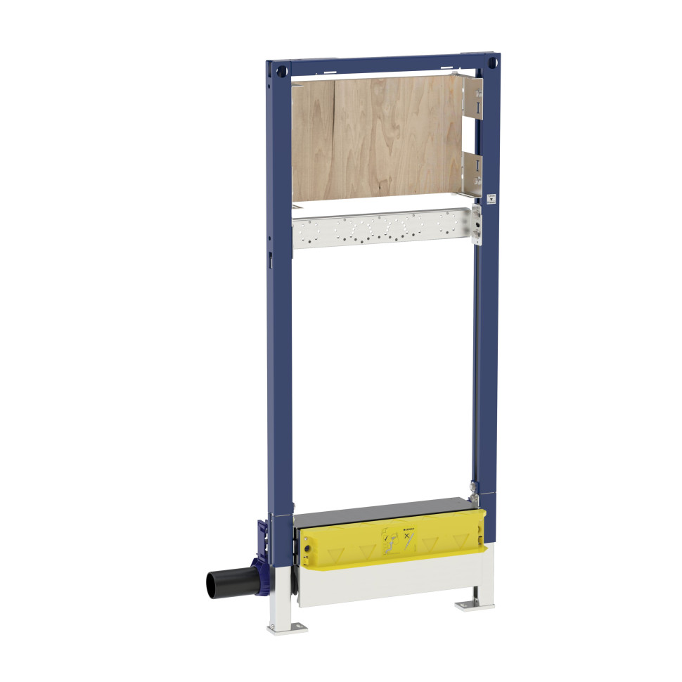 111.580.00.1 Инсталляция Geberit Duofix для душевых систем, 130 см, с водоотводом в стене, настенным смесителем для скрытого монтажа, высота стяжки дл