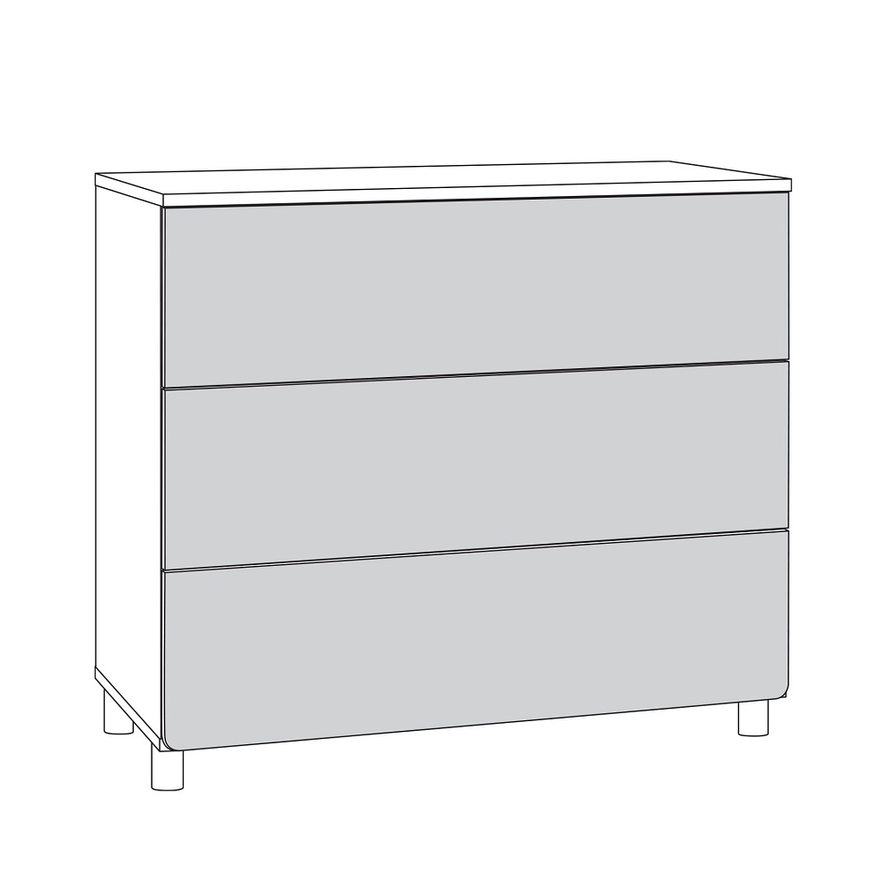 Комод Эйп, Белый