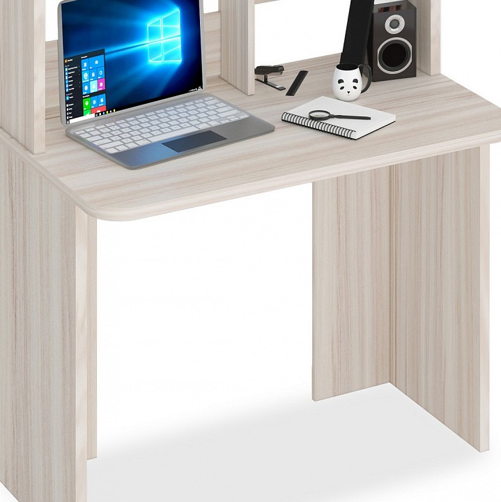 Стол компьютерный Домино Lite СКЛ-Прям100Р+НКЛ-100