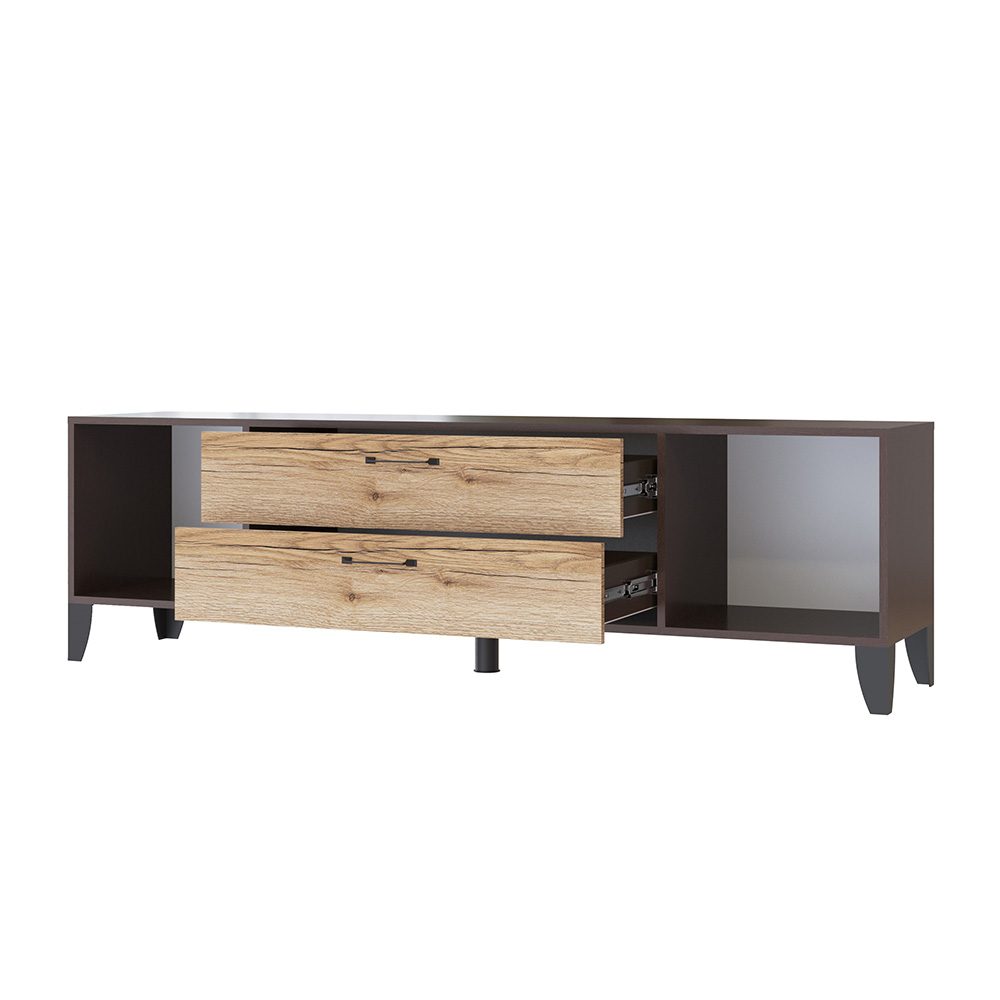 Тумба под телевизор Парус-13, Венге, Дуб делано