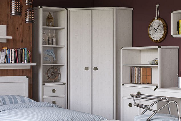 Стеллаж комбинированный Magellan 1D1S