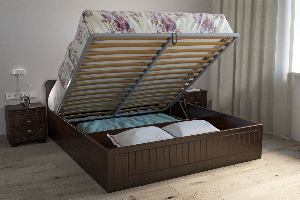 Кровать двуспальная Монблан МБ-607К