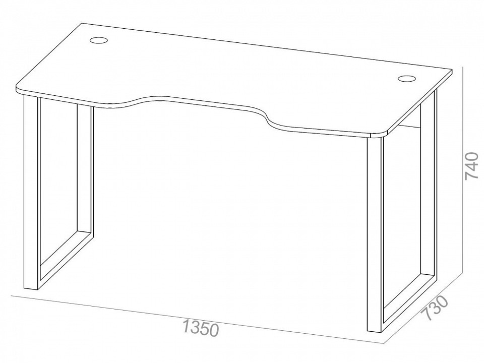 Стол письменный КСТ-19