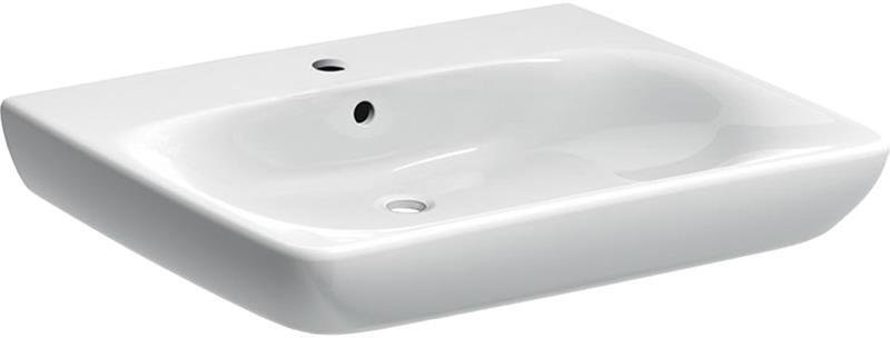 500.292.01.1 Selnova Comfort Раковина 65см, для лиц с ограниченными физическими возможностями, с 1 отв. под смеситель и перелив