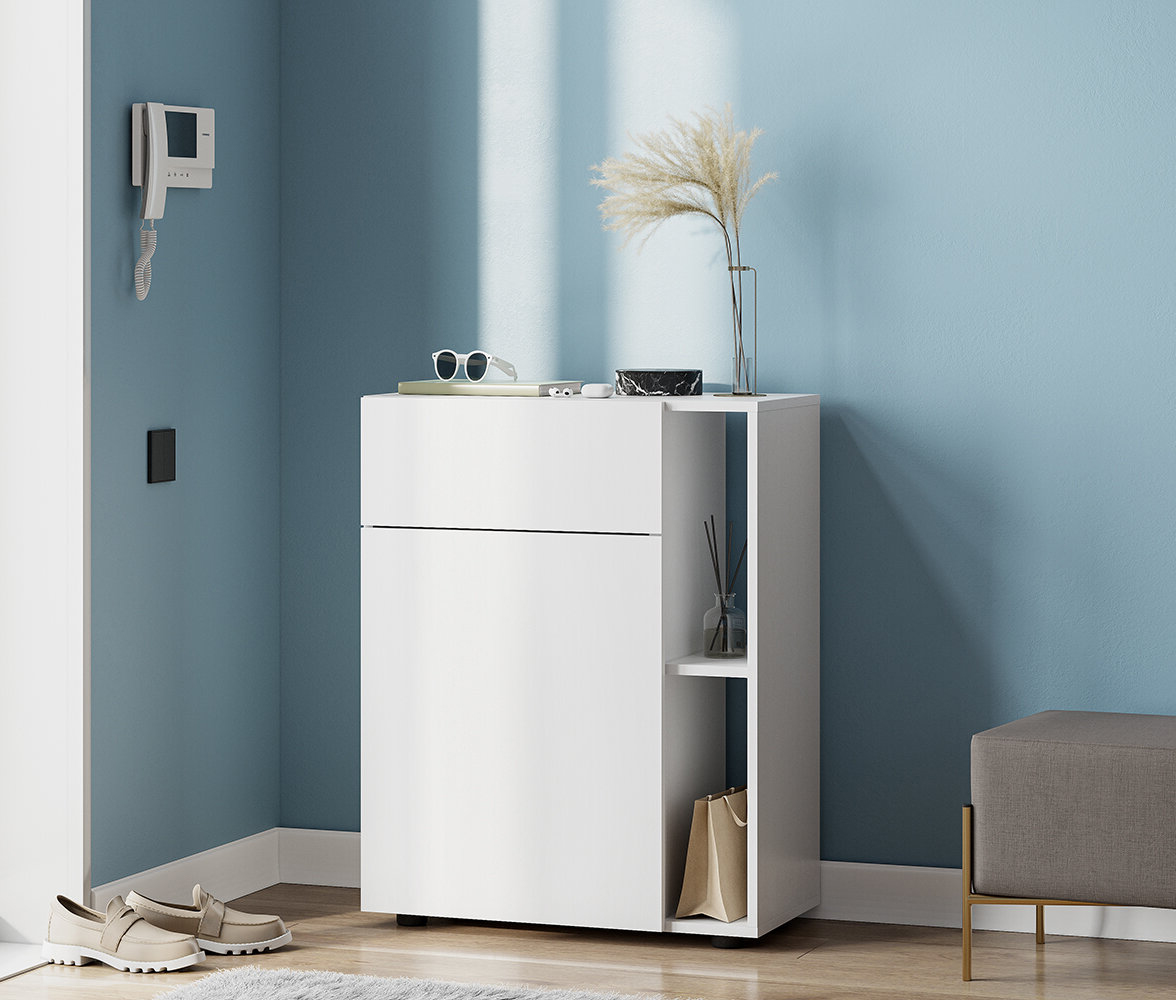 Тумба для прихожей Страйк, белый