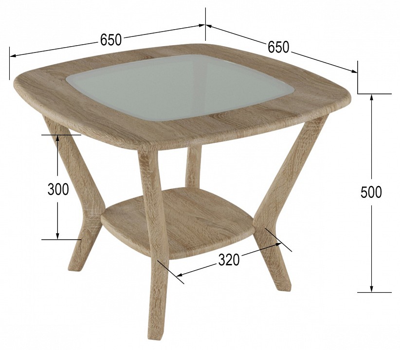 Стол журнальный Мельбурн