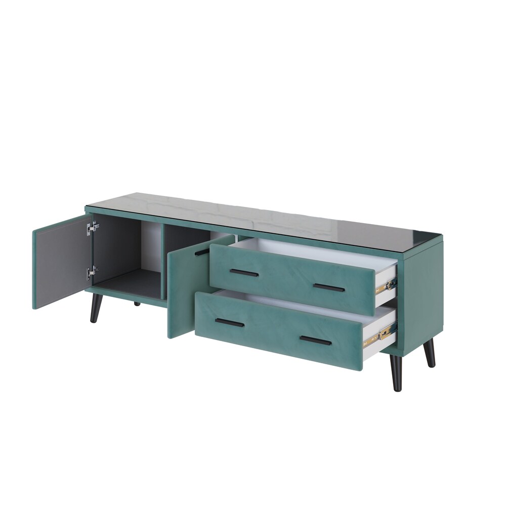 Тумба ТВ Виго 1,6, Бирюзовый Тумба ТВ Виго 1,6, Бирюзовый