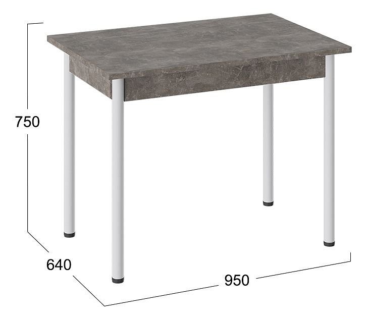 Стол обеденный с опорой Родос