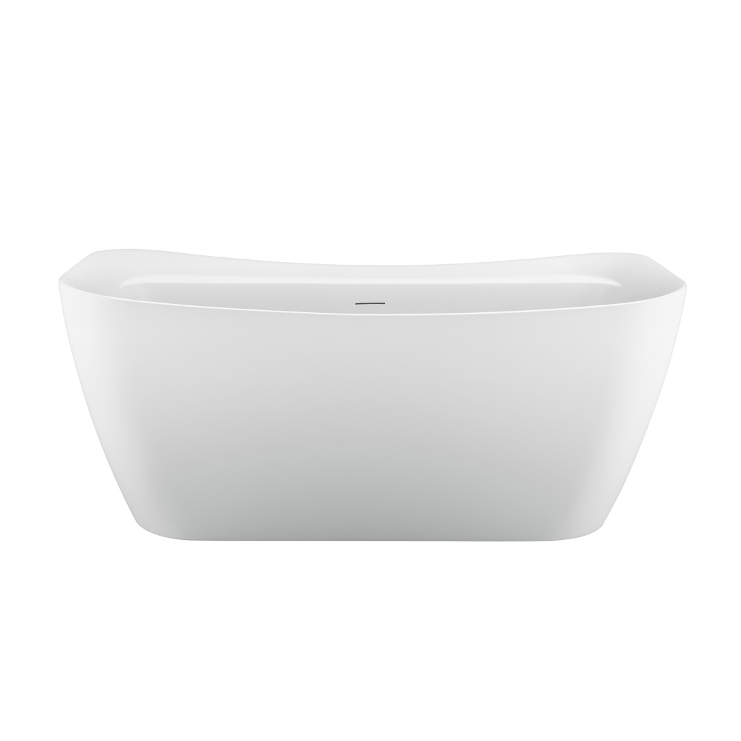 AQ-197778 АМАДЕО Ванна акриловая, отдельностоящая, 1700*780*650. В комплекте со сливом и ножками. Цвет белый глянцевый.