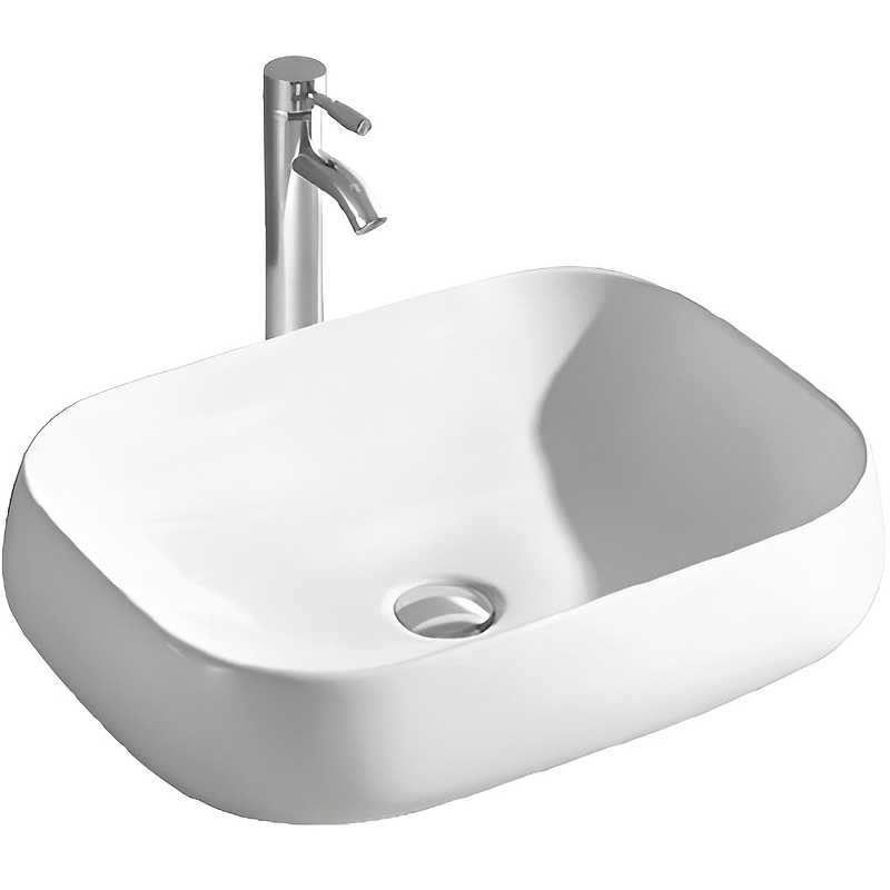 AQ5526-MW раковина 560*420*140 для установки на столешницу, матовый белый AQ5526-MW раковина 560*420*140 для установки на столешницу, матовый белый