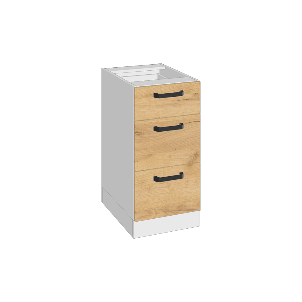 Нижний кухонный модуль Варя 4НБЗ, Крафт золотой