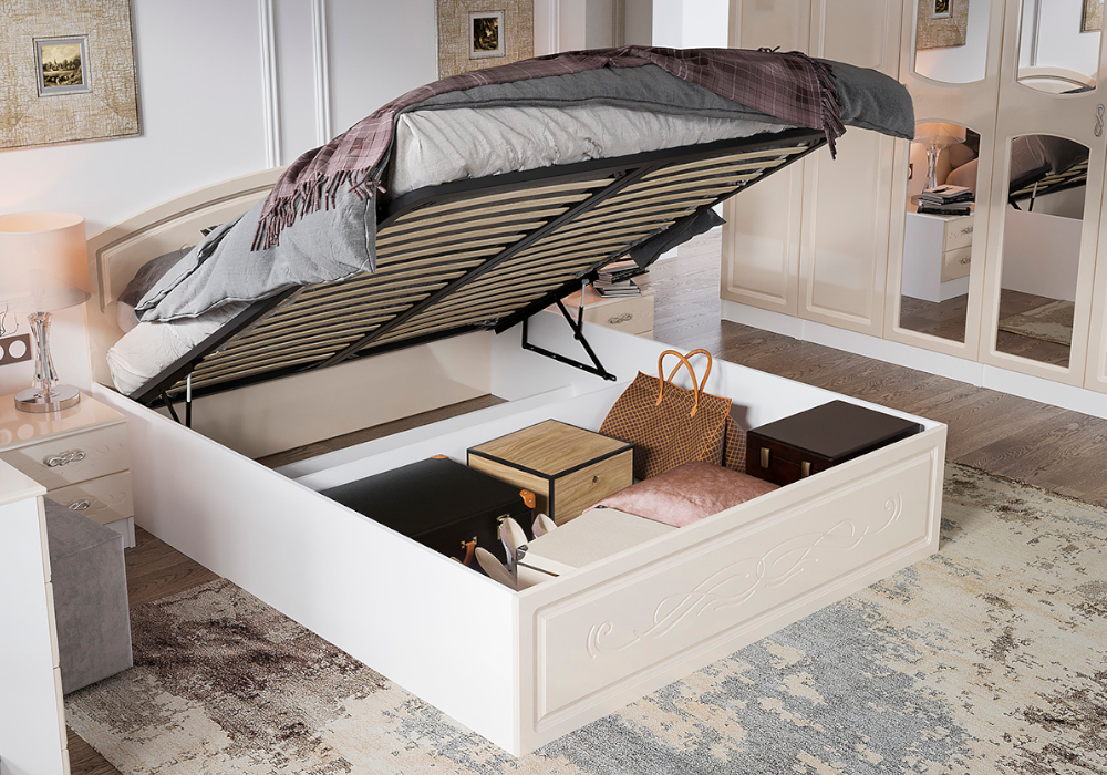 Кровать Венеция 1.6 м с подъемным механизмом