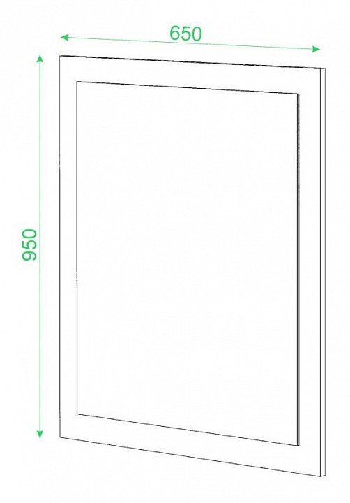 Зеркало настенное Домино Зеркало настенное Домино