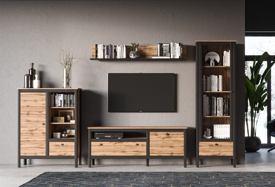 Тумба комбинированная Лофт REG1D1S/90