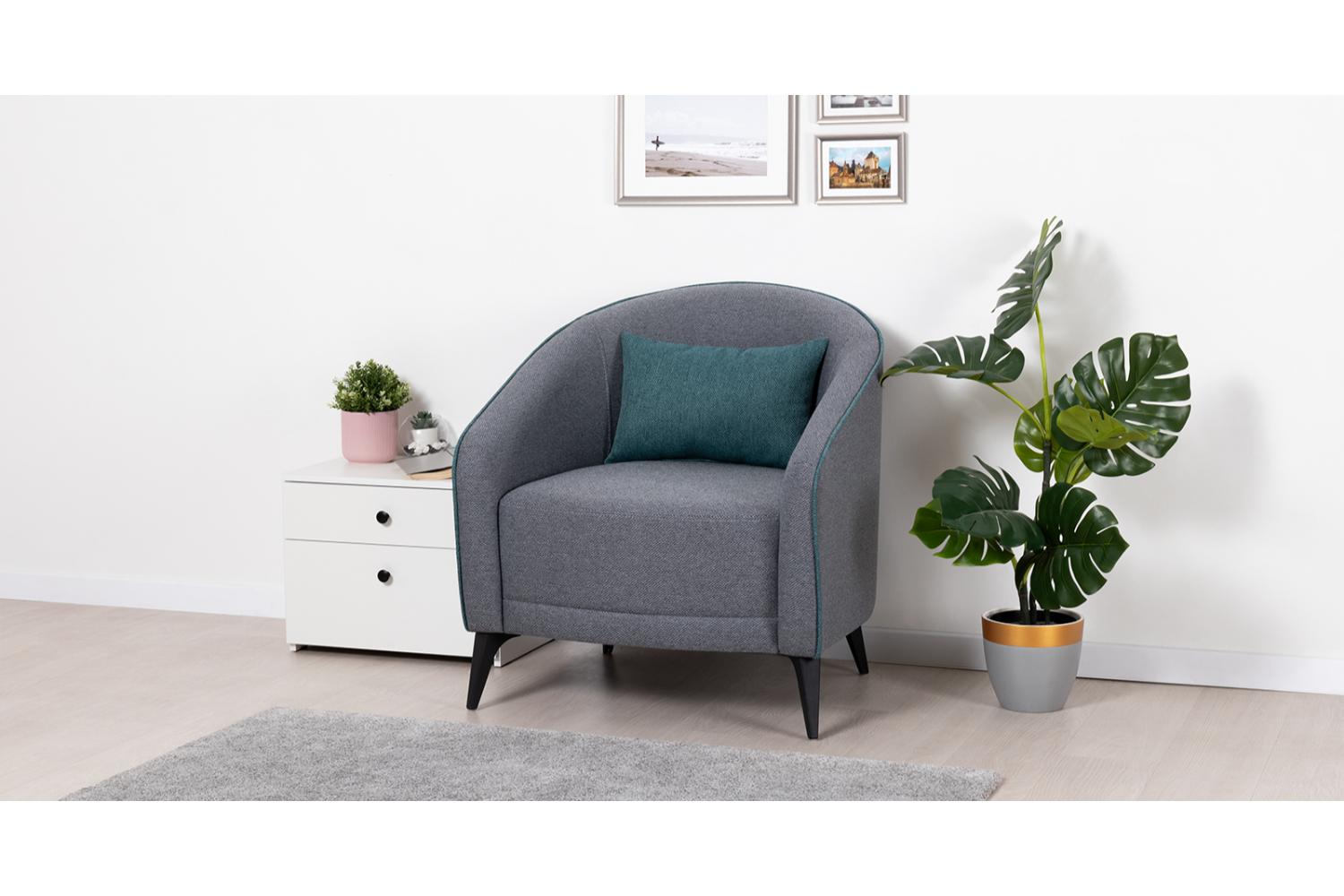 Кресло Бернис, Серое