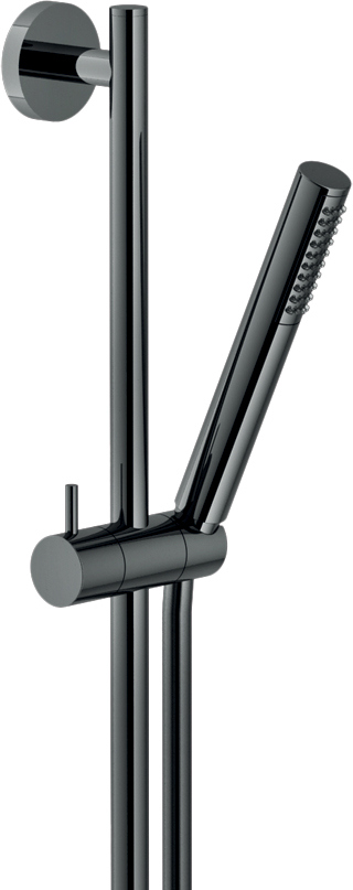 AD140/37FLP душевой гарнитур 60 см 1jet, глянцевый черный AD140/37FLP душевой гарнитур 60 см 1jet, глянцевый черный