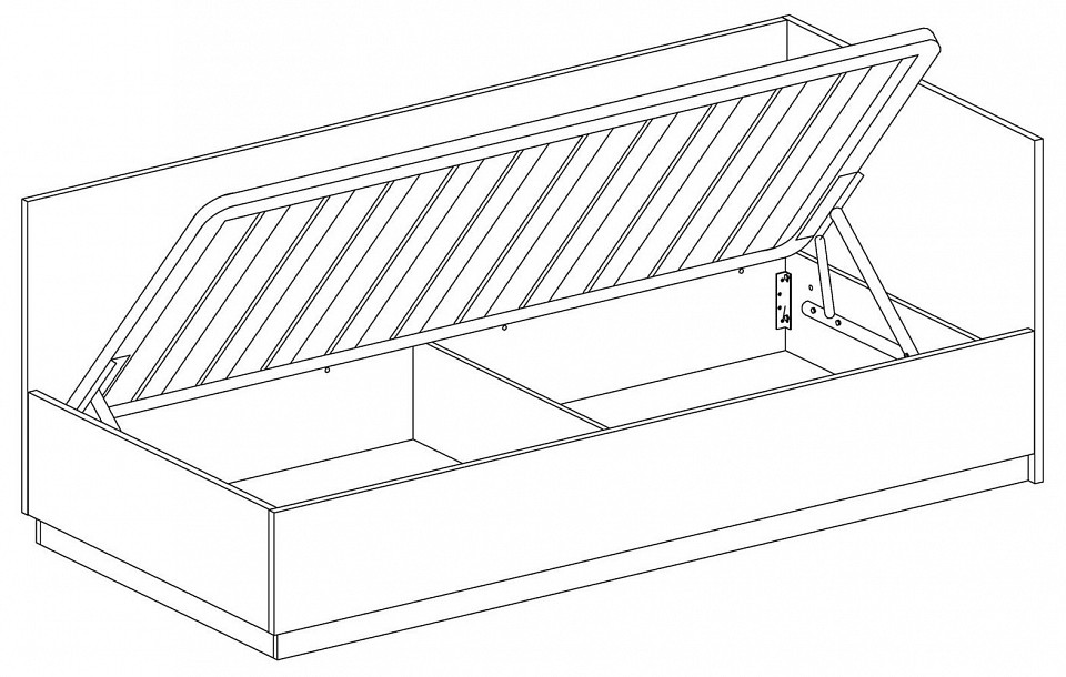 Кровать односпальная Uno
