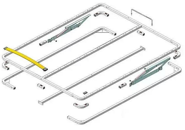 Кровать полутораспальная Герда