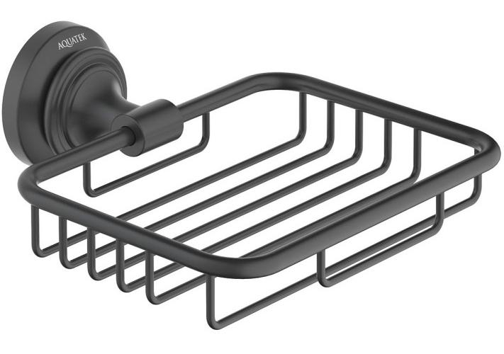 AQ4533MB КЛАССИК мыльница решетка, матовый черный