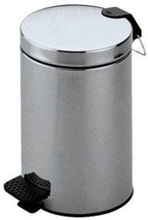04988010000 PLAN Мусорное ведро напольное 5 л, хром