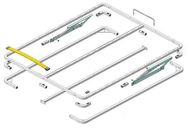 Кровать полутораспальная Герда