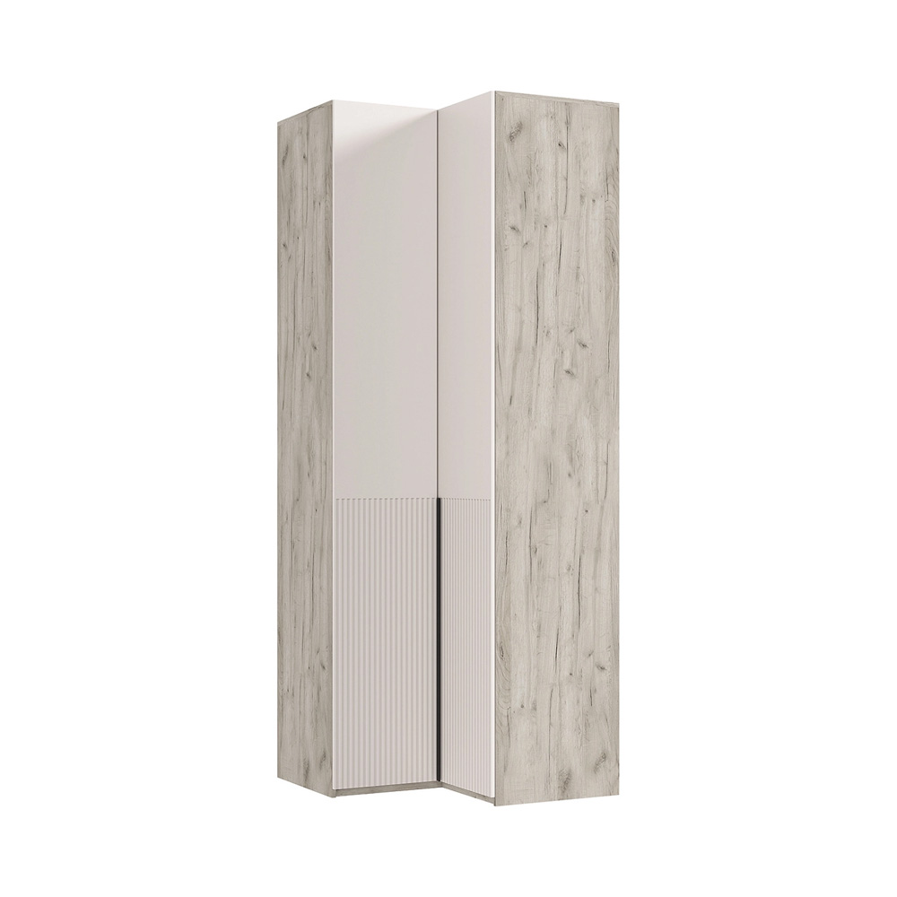 Марвэл Шкаф угловой (Кашемир, Дуб Крафт серый)