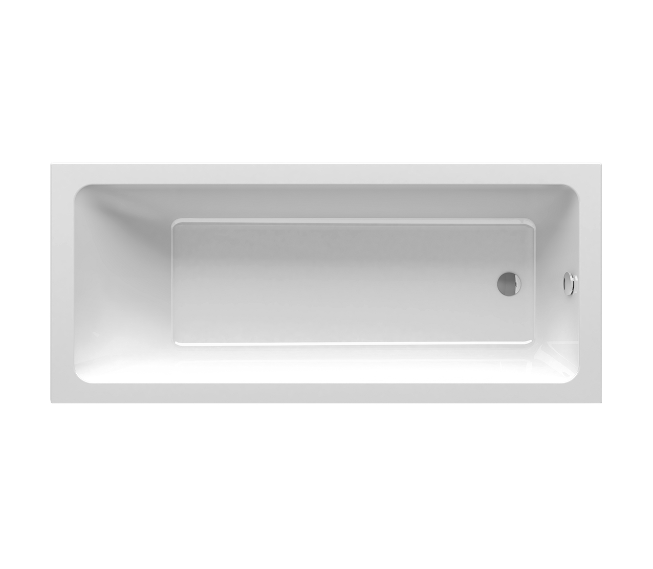 Ванна 10° 170х75 белая