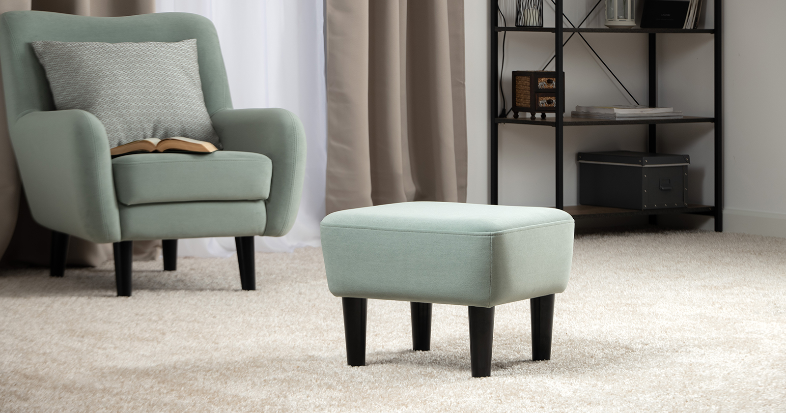 Пуф Дакота Зеленый