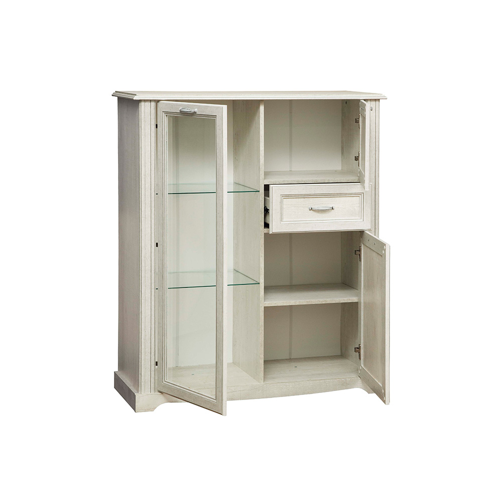 Шкаф комбинированный Сохо 32.09, Бетон пайн белый