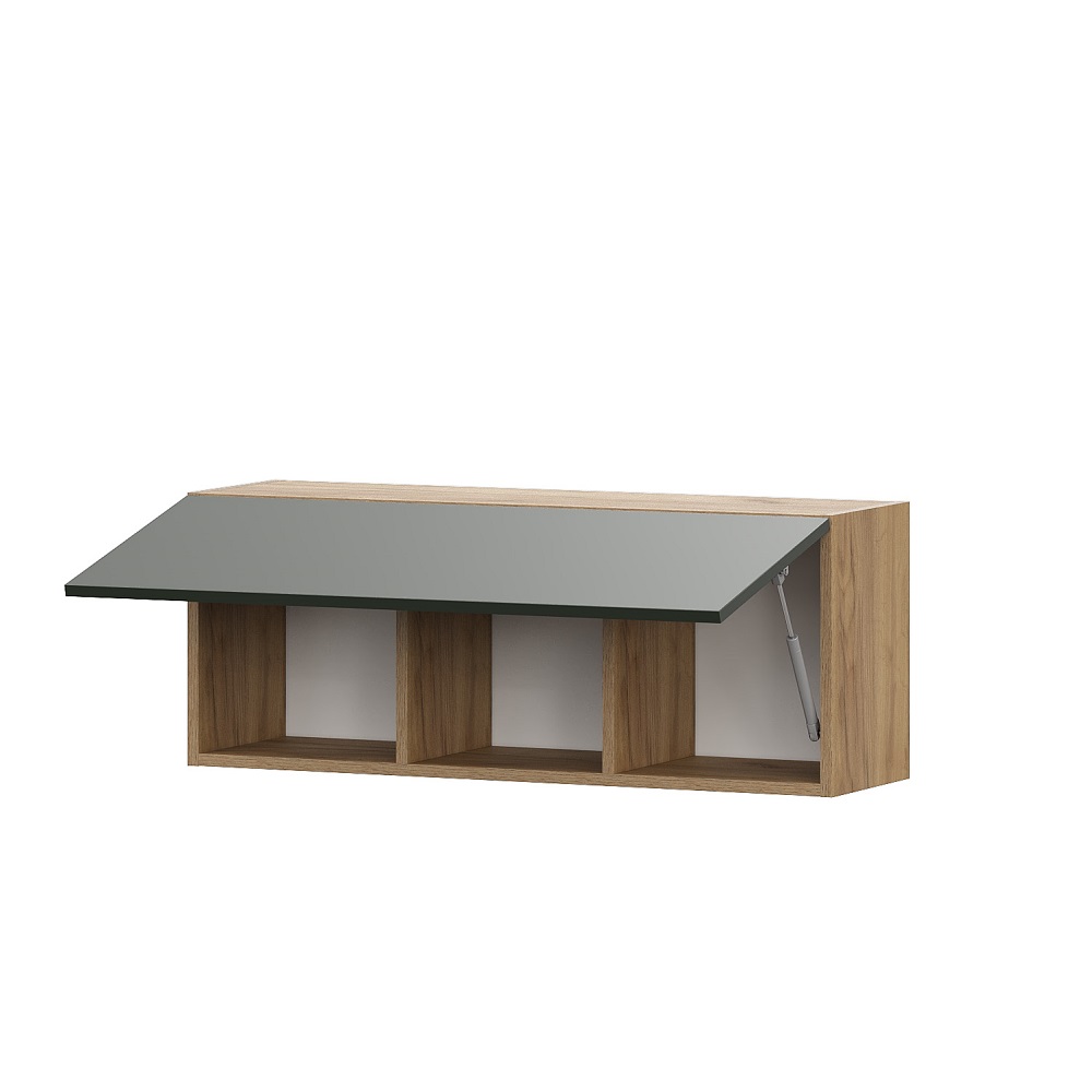 Шкаф навесной Милан,олива софт