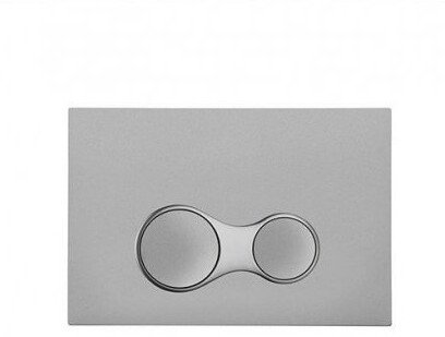 740-0485 Sirius панель смыва, цвет матовый хром