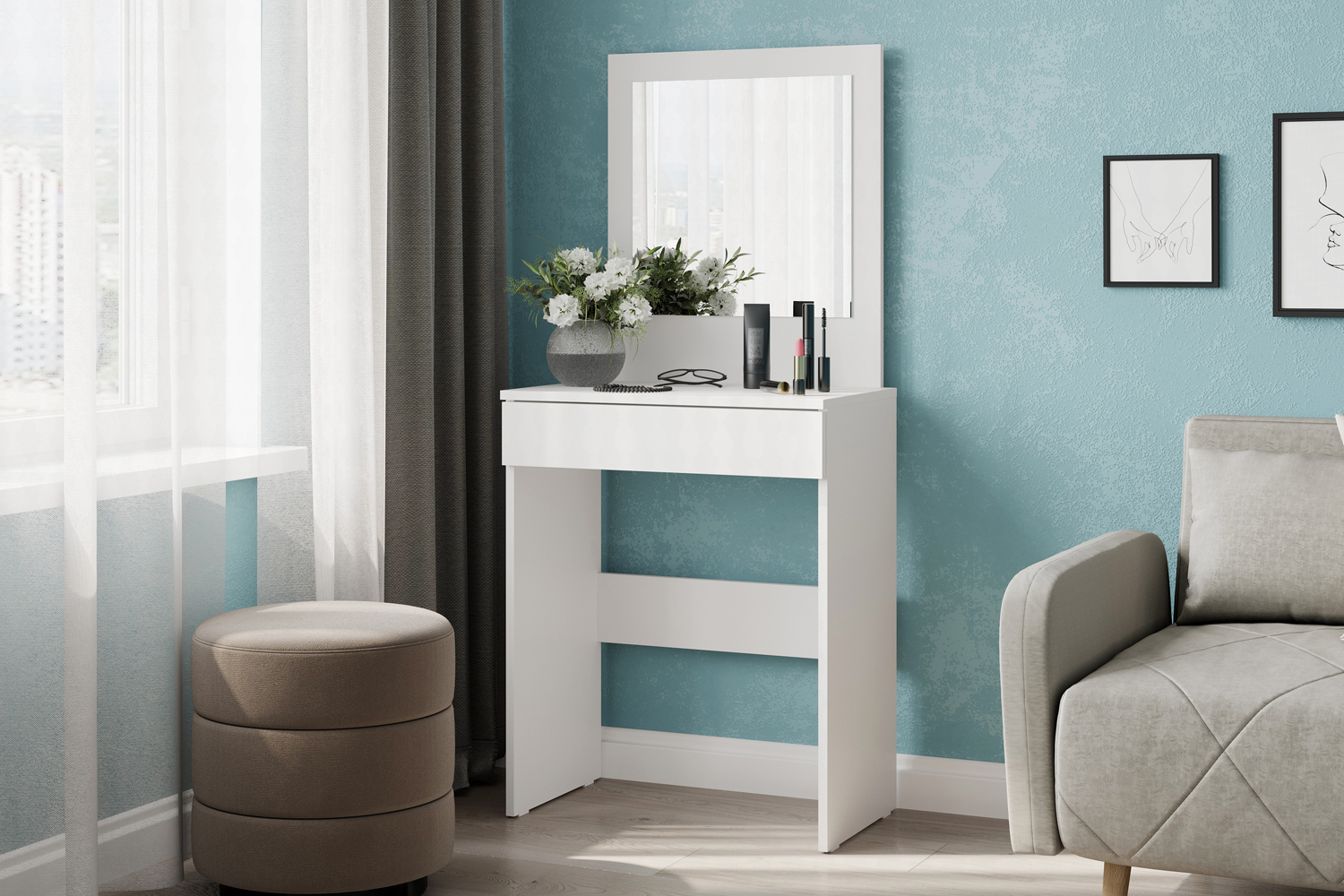 Стол туалетный СТЛ 1, Белый