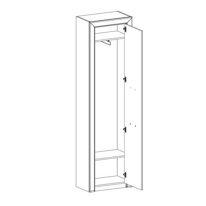 Шкаф для белья Оливия 1DW