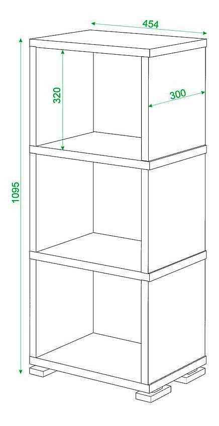 Стеллаж Домино СБ-15/3