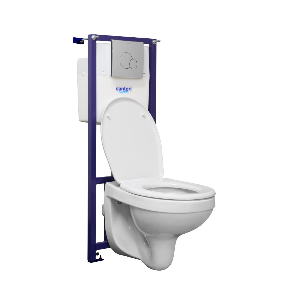 138159S0000B0 Пэк Альфа (подвес. унитаз с сиденьем полипр, инсталляция, панель хром. глянец) 138159S0000B0 Пэк Альфа (подвес. унитаз с сиденьем полипр, инсталляция, панель хром. глянец)