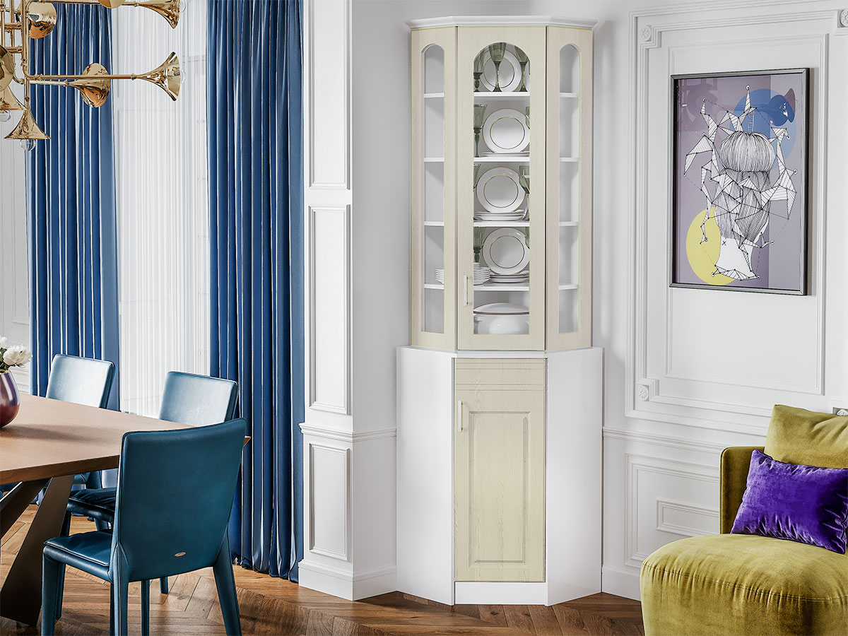 Буфет угловой Констанция (Фисташка)