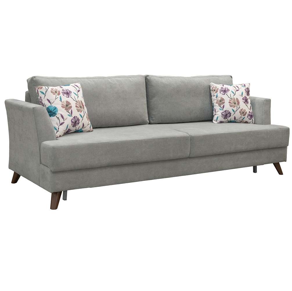 Диван кровать Дамаск, Серый