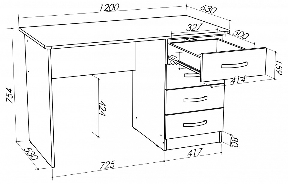 Стол письменный СП 4 Стол письменный СП 4