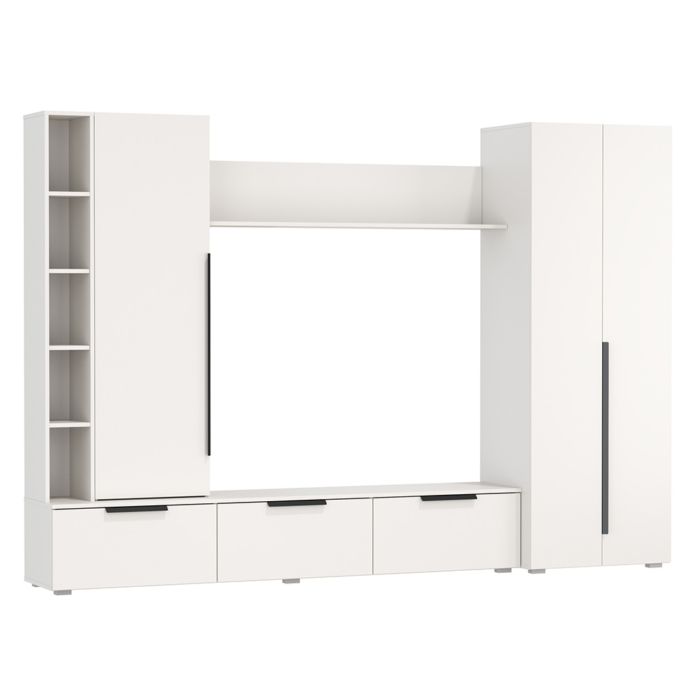 Стенка в гостиную Аккорд 63.02, Белый