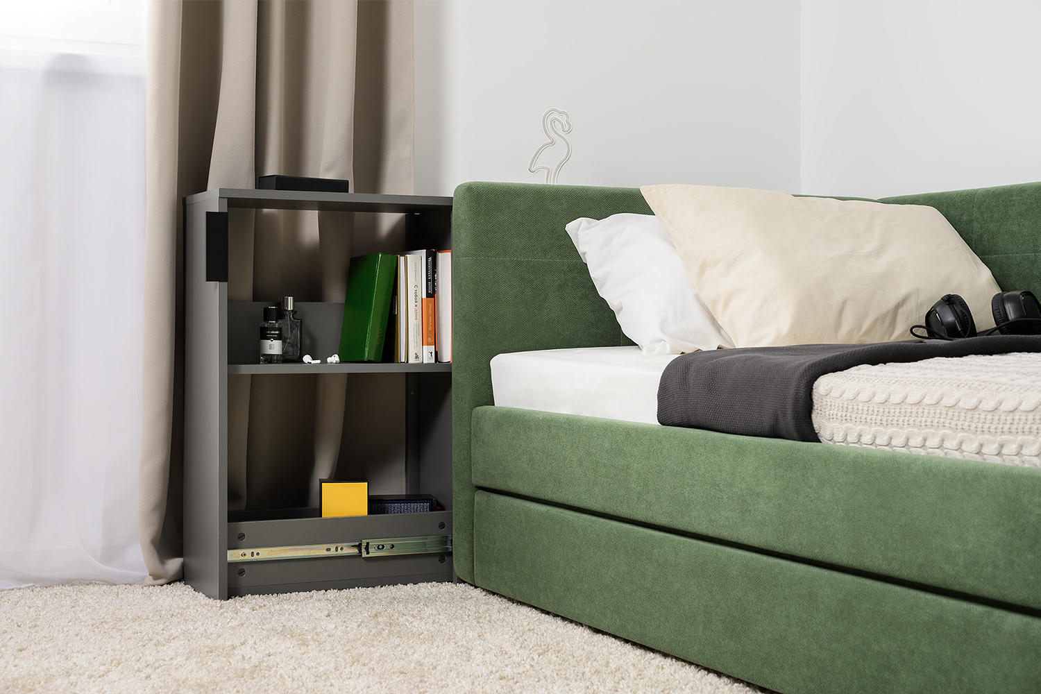 Тумба выкатная Марвэл 16.159, Темно-серый