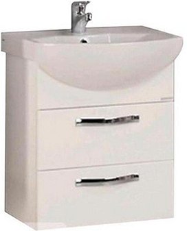 1A1400K0AA010 Набор: 1A140001AA010 Тумба-умывальник подвесная Ария 50 М/ 1WH207781 Раковина Смайл-50