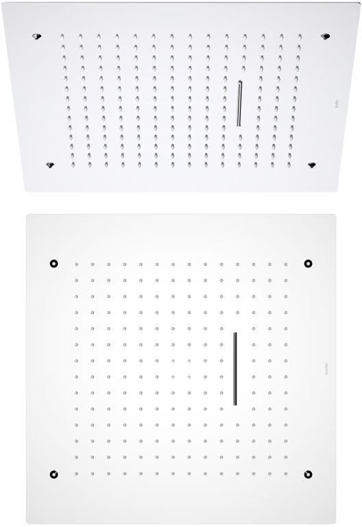 AQ2082CR верхний душ 500*500 мм, 2 jet (внешняя и скрытая часть)